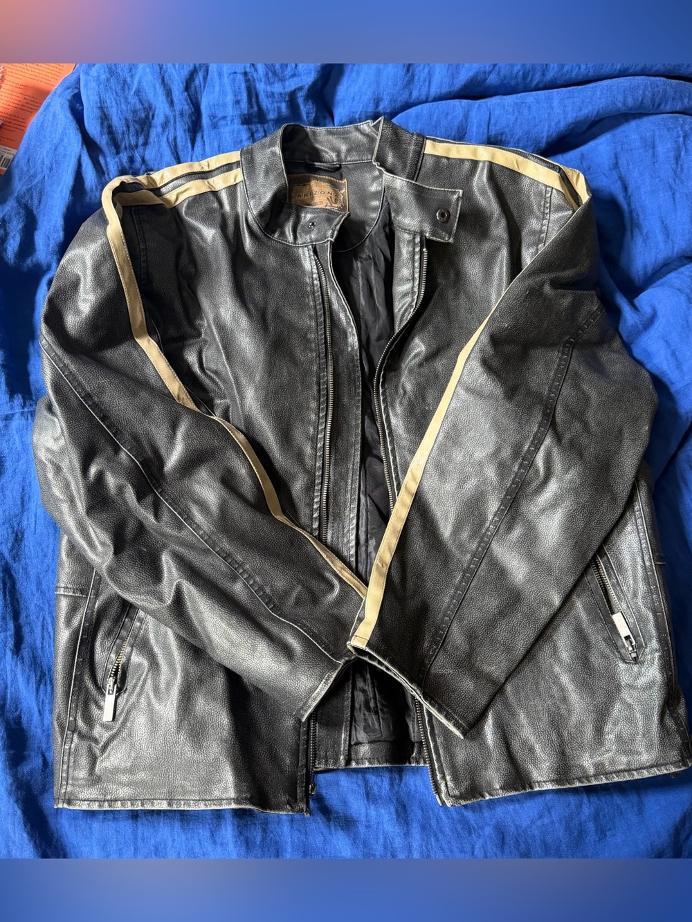 vintage Arizona leather racing jacket
